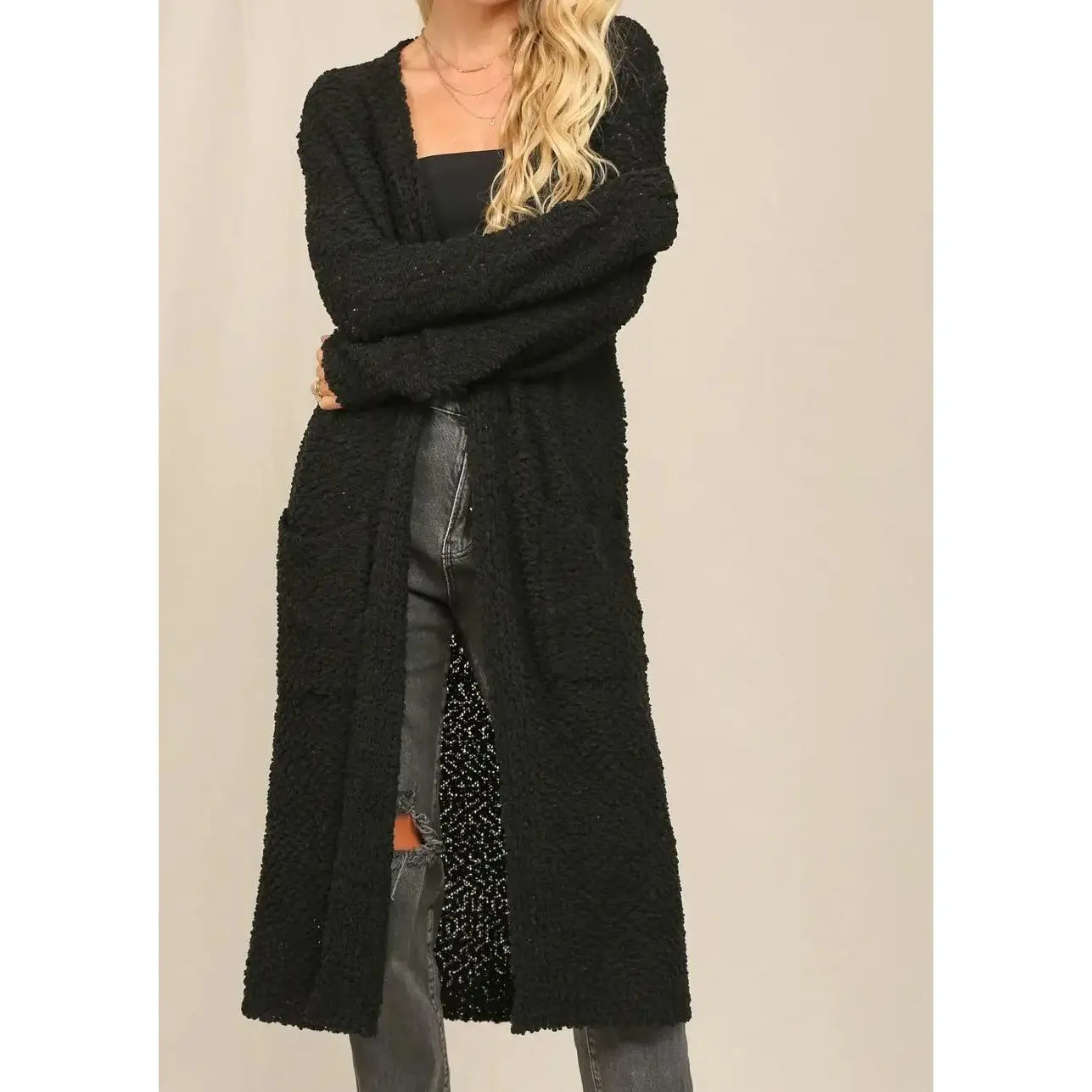 Popcorn Duster Cardigan Popcorn Duster Cardigan