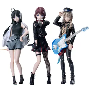 Luminasta Series GIRLS BAND CRY Subaru Awa/Momoka Kawaragi/Nina Iseri PVC Official Anime Figure Figurine Collectible Model Table Ornament Fan Collection Holiday & Birthday Gifts