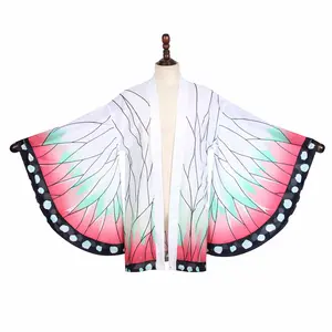 Shinobu Kocho Cosplay Cloak – Demon Slayer Butterfly Kimono Cardigan