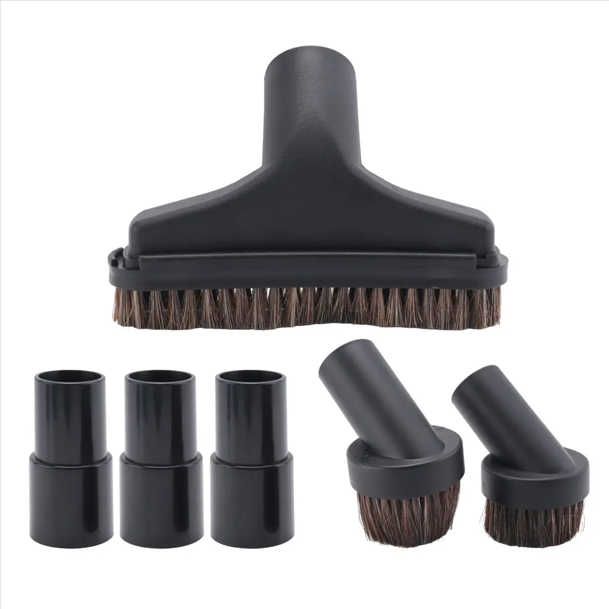 6 Pieces 25MM and 36MM Vacuum Brush Round Brush, 5.9 Inch Vacuum Floor Brush 1.25 Cleaner Vacuum Attachment Brush Soft