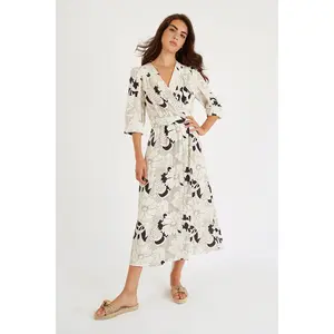 Tilly Dress Cream Floral