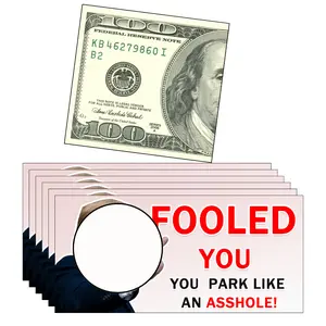 You Park Like An A-hole Bad Parking Prank Cards Funny Bad Parking Warning Cards – Leave Under Windshield – 20 Pack