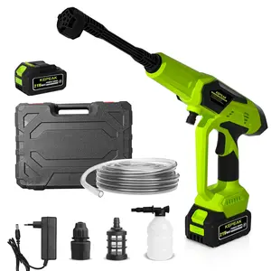 Cordless Pressure Washer Snowflake Foam Spray Gun, Portable Pressure Washer Battery Powered Max 550PSI, 1*48V 5.0Ah Rechargeable Battery Perfect Christmas & New Year Gift