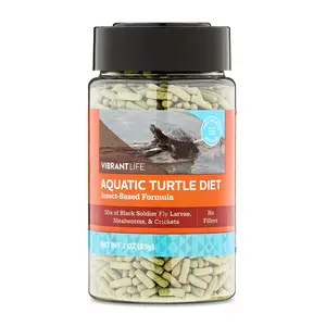 Vibrant Life Aquatic Turtle Diet, Insect-Based Pellets, 3 oz
