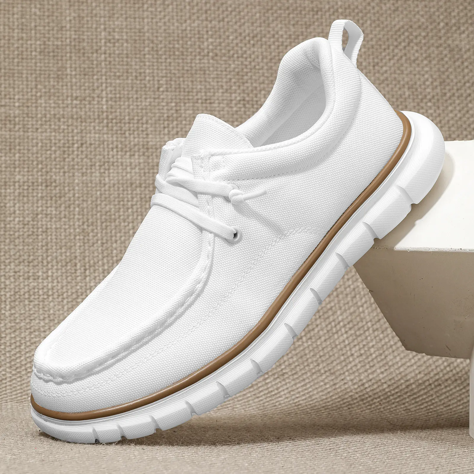 Men's Casual Knit Below the Ankle Loafers, Easy On & Off Slip-Ons with Elastic Laces, Lightweight Breathable Mesh Walking Shoes, Non-Slip Comfortable Driving Moccasins Footwear, Easy On & Off Loafers,shoes for back to school,back to school shoes