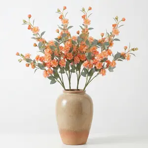 4pcs Camellia Artificial Flowers with 35.4" Long Stems, Silk Blossom Fake Flower Branches for Home Decor, Wedding Arrangements, Party Table Centerpieces, Spring and Valentine’s Day Decor