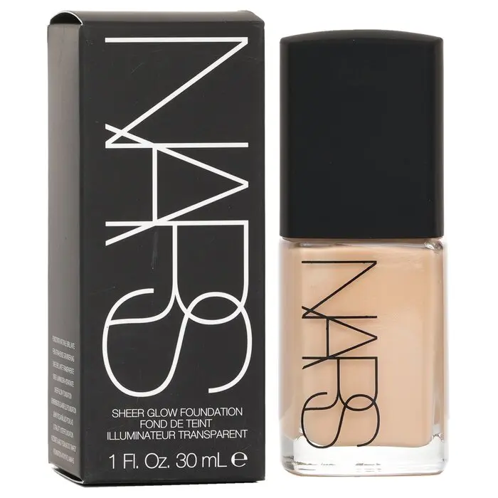 Nars Sheer Glow Cosmetic Foundation - Salzburg (Light 3.5), Moisturize, Hydrate, Brightening for Flawless Complexion, Makeup