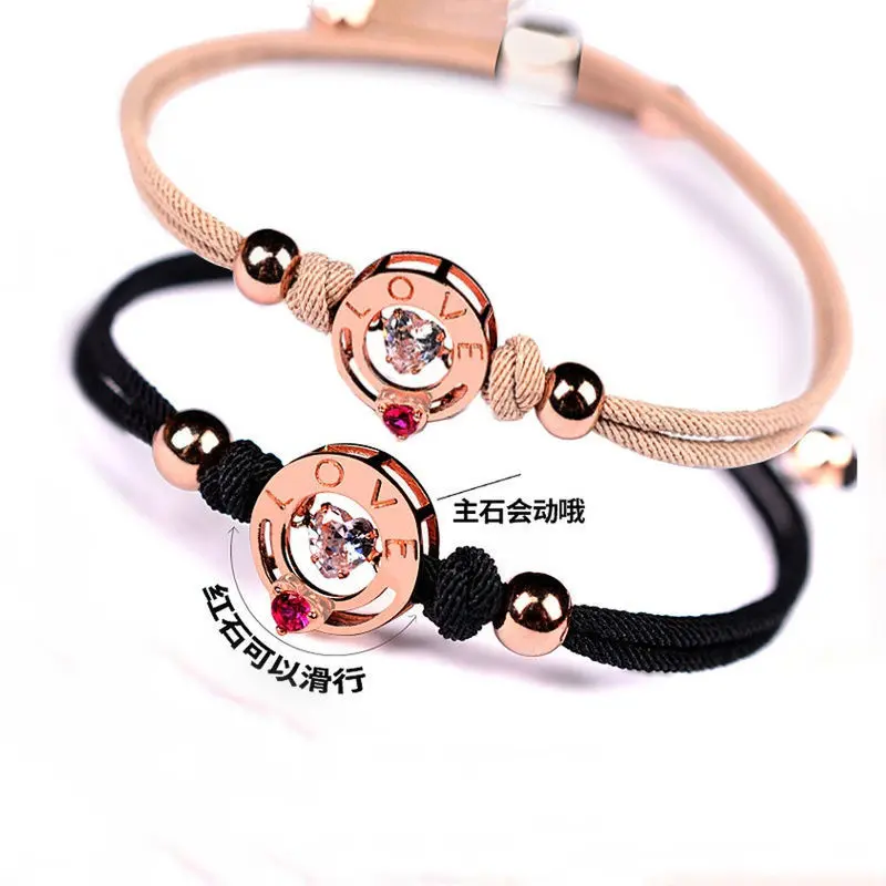 Long-Distance Relationship Sensing Bracelet Sensing Artifact Couple Bracelet Pair Sensing Vibration Commemorative Heart-to-Heart Connection