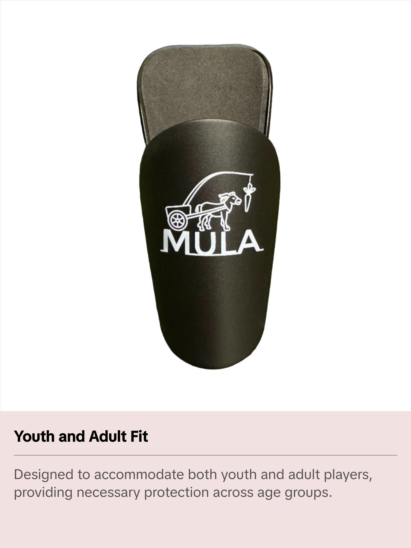 Soccer Mini Shin Pads for Youth/Adult, Black
