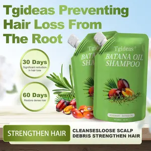 [mothersdaygift] Tgideas Rosemary Batana Oil Shampoo - Promotes hair growth, strengthens hair strands， contains natural extracts to care for hair, daily hair care 250ml (8.45oz).