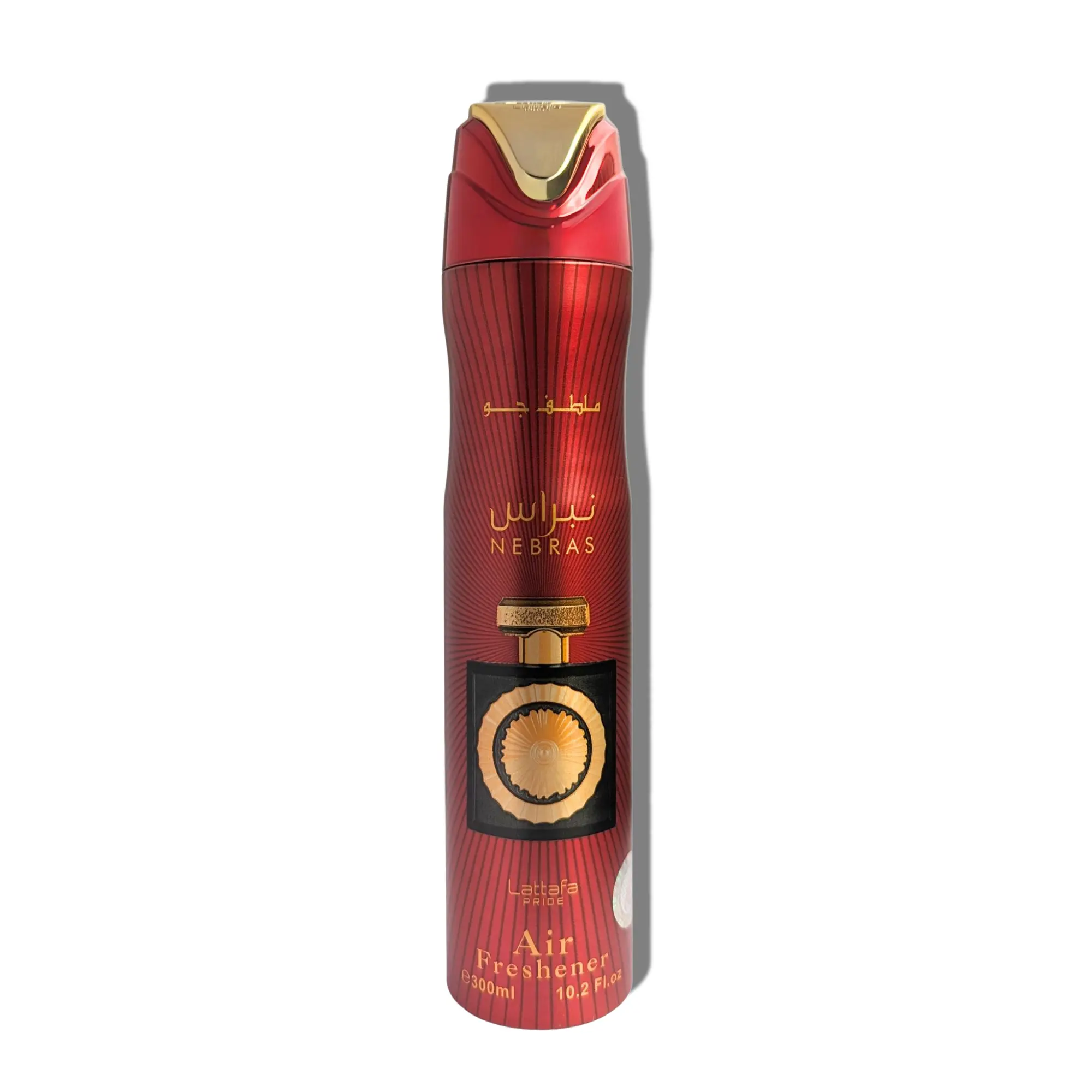 Lattafa Nebras Scented Air Freshener, 300 ML Unisex Fragrance with Red Berries, Vanilla Base & Amber Aroma Notes
