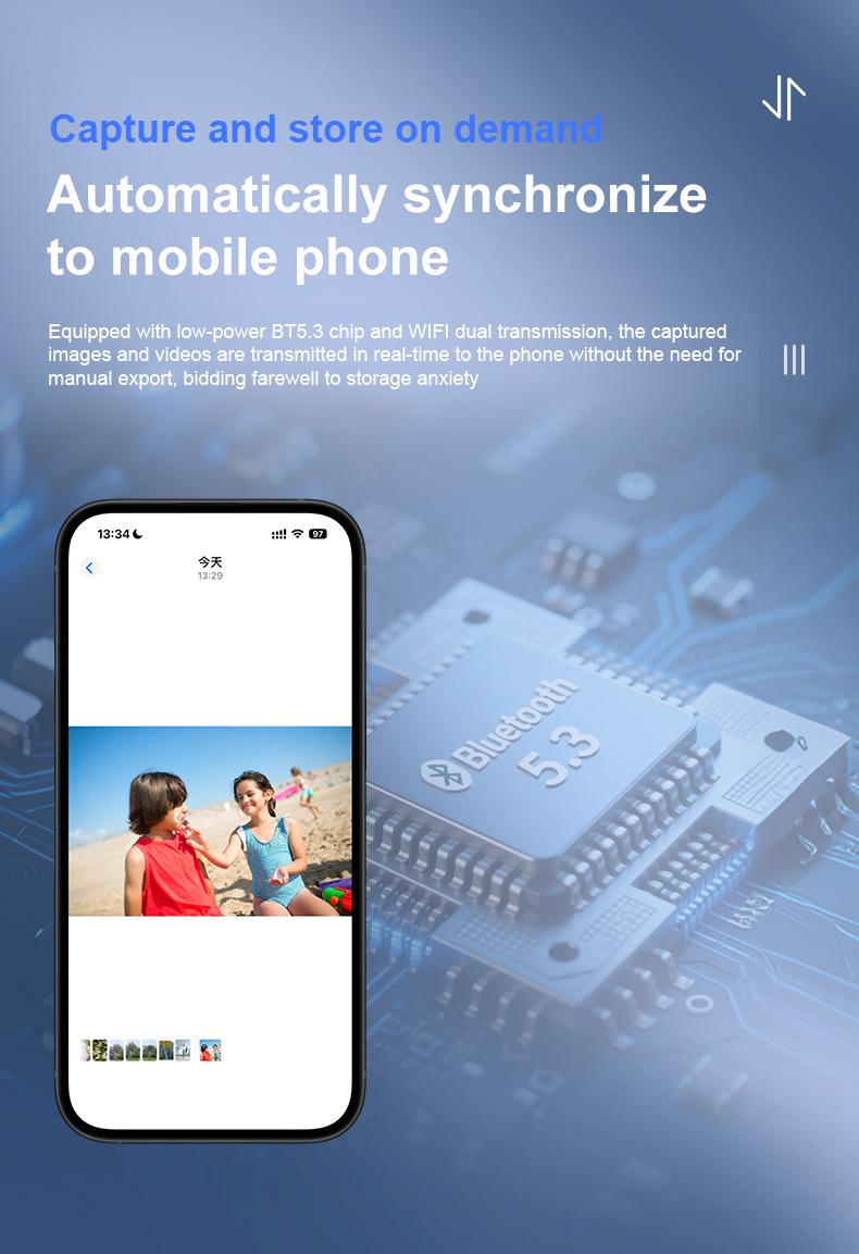 Smart Bluetooth Glasses with Camera, 1080p Video Recording Wearable Glasses, Multifunctional Wireless Audio Glasses with Headphone, Outdoor Sports Camera Sunglasses with Intelligent Voice Assistant, Anti-blue Light Protection Eyeglass