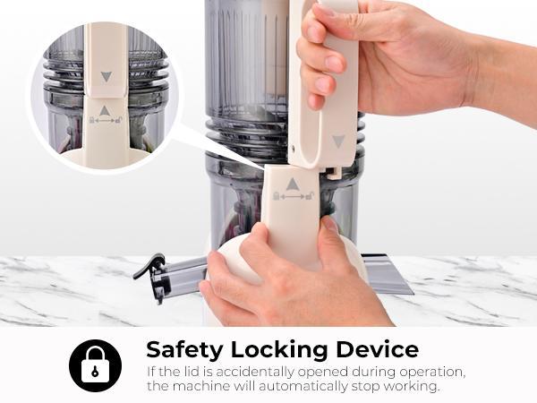 SUSTEAS Cold Press Juicer with 5.3” Feed Chute, Powerful 150NM Motor, Simple operation, Slow Masticating Juice Extractor Fits Whole Fruits,Veggies SUSTEAS Cold Press Juicer with 5.3” Feed Chute, Powerful 150NM Motor, Simple operation, Slow Masticating Juice Extractor Fits Whole Fruits,Veggies