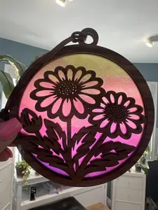 Daisies Suncatcher for Sunny Window