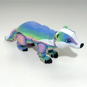 Flexi Badger - 3D Printed Articulating Figure