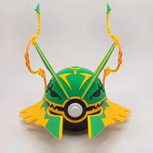 Mega Rayquaza Ascension Poké Ball – Legendary Sky Serpent Collector Edition Inspired by Mega Rayquaza