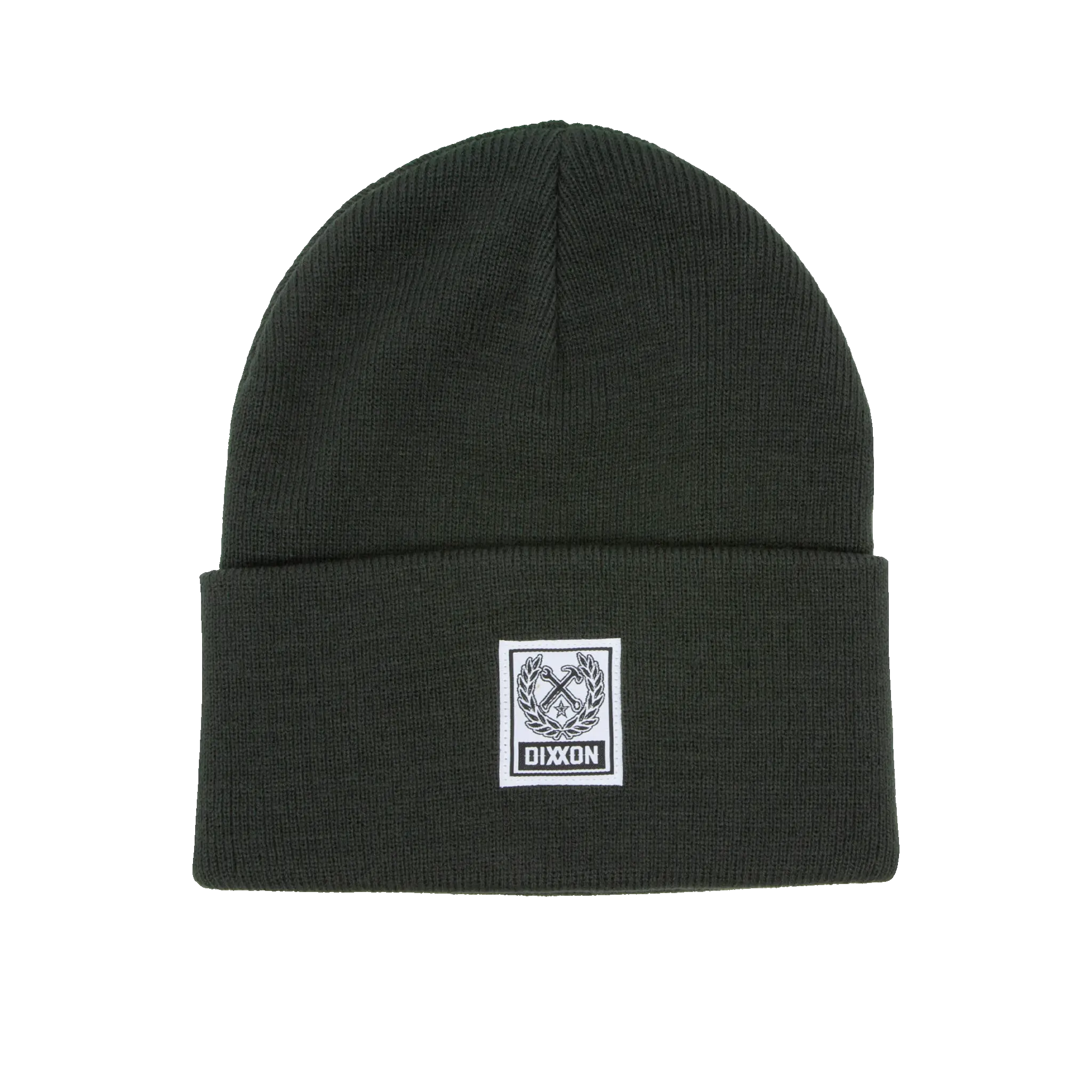 Ribbed Beanie - Pine Green