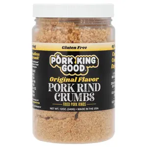 Pork King Good Pork Rind Crumbs, Original, 12 oz (340 g)
