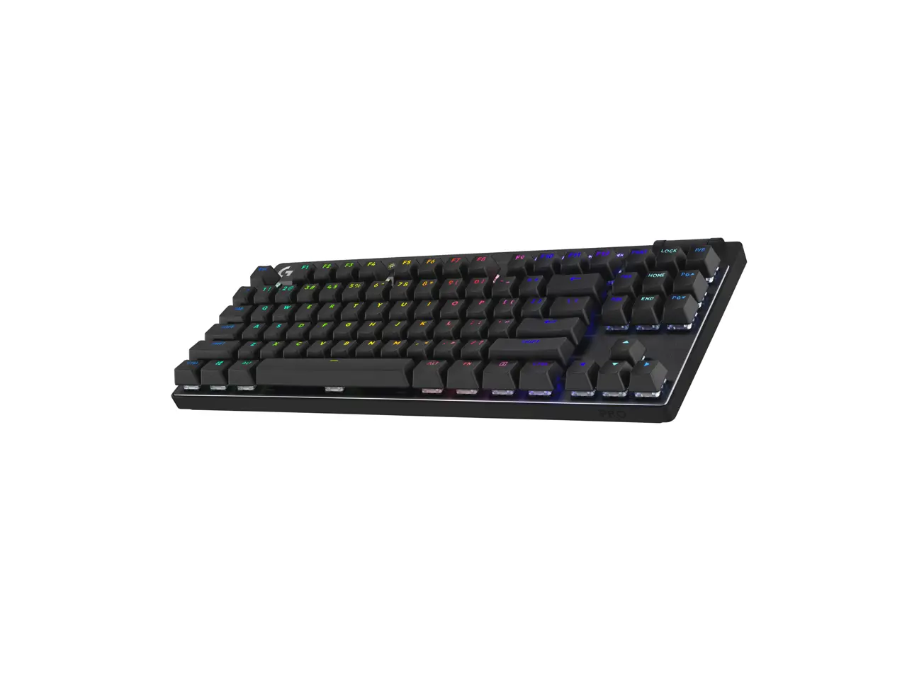 Logitech G PRO X TKL Lightspeed Wireless Gaming Keyboard, Ultra-Portable Tenkeyless Design, LIGHTSYNC RGB, PBT keycaps, Linear Switches (GX Red) - Black