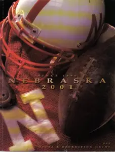 USED-2001 Nebraska: Media & Recruiting Guide by Asst. A.D./Sports Information Dir. Chris Anderson (Paperback)