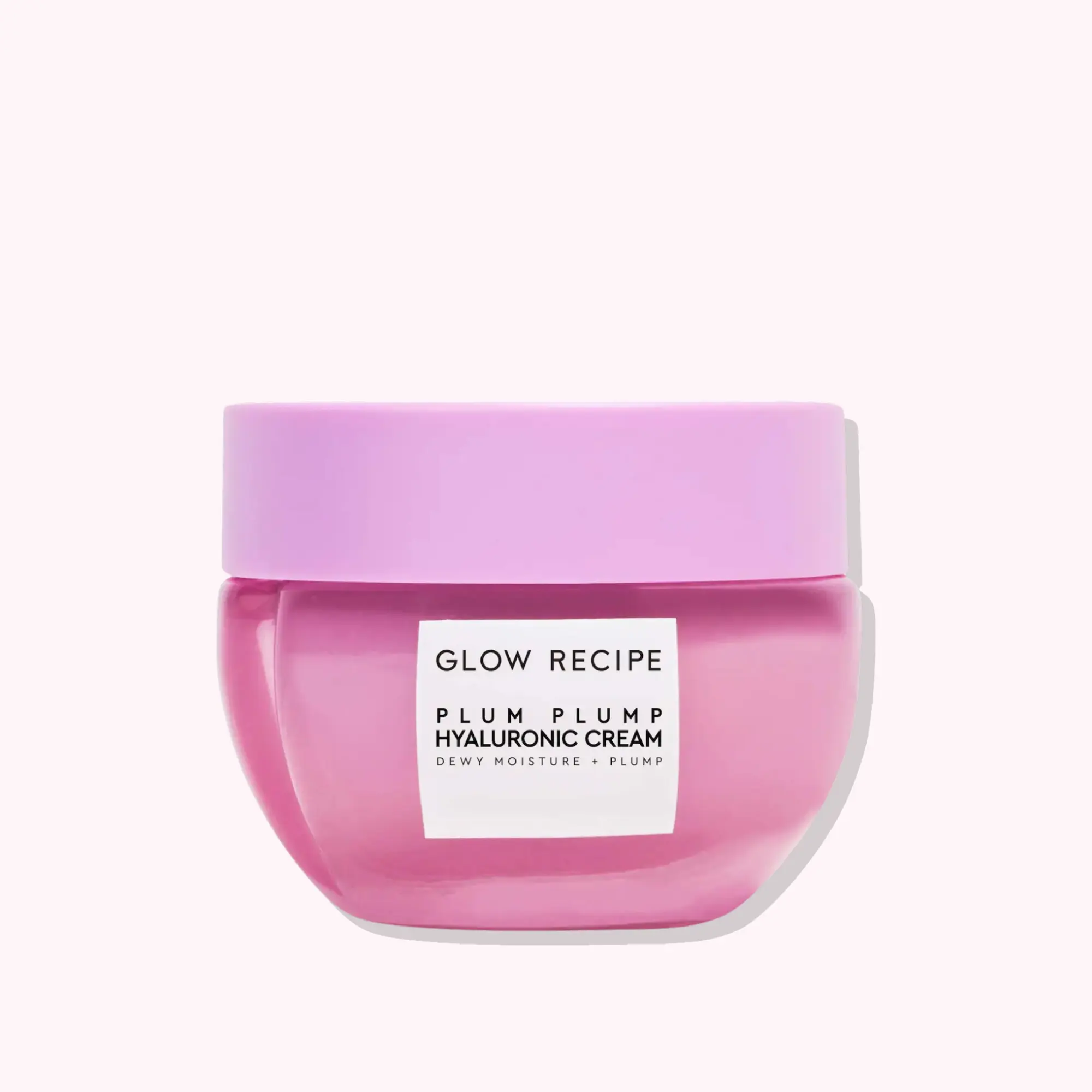 Glow Recipe Plum Plump Hyaluronic Acid Gel Cream - Vegan Cruelty-Free Face Cream Daily, Hydrating Oil-Balancing Moisturizer with Calming Peptides for Dewy Skin, Smooth Skin Routine & Makeup Prep, Everyday Mild Care