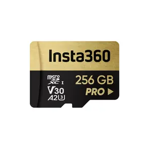 Insta360 256GB PRO microSDXC Memory Card, V30, A2, UHS-I, 90 MB/s Read/Write Speed Insta360 256GB PRO microSDXC Memory Card, V30, A2, UHS-I, 90 MB/s Read/Write Speed