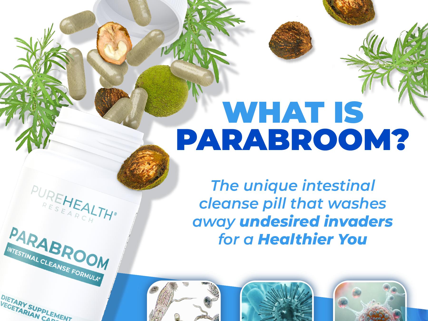 Parabroom, a Premium Gut Health Supplement and Gentle Gut Cleanse Formula, Supports Digestive Balance and Natural Detox Parabroom, a Premium Gut Health Supplement and Gentle Gut Cleanse Formula, Supports Digestive Balance and Natural Detox