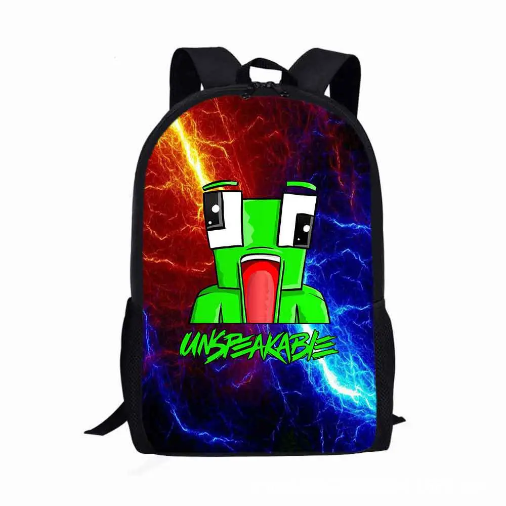 UNSPEAKABLE Anime Backpack for WomenMenTeens, Day Packs Knapsacks Casual Backpacks Gift for Gym Travel Camping Outdoor Work Business