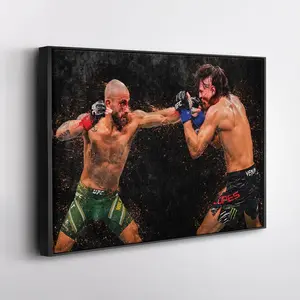 Alexander Volkanovski vs Diego Lopes UFC Wall Art Print, MMA Fight Poster for Man Cave, Home Gym, or Sports Fan Wall Decor
