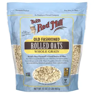 Bob's Red Mill Old Fashioned Rolled Oats, Whole Grain, 32 oz (907 g)