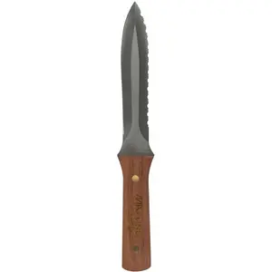 MA-Line MA-KN74HD Duct Board Knife and Sheath. Stainless Steel Blade. Smooth on 1 side.  Serrated on the Opposite Side