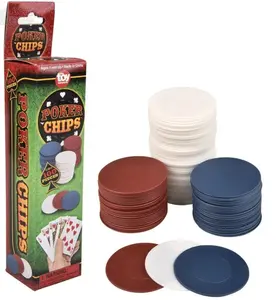 🃏 100 Plastic Poker Chips – Budget-Friendly Game Night Set!
