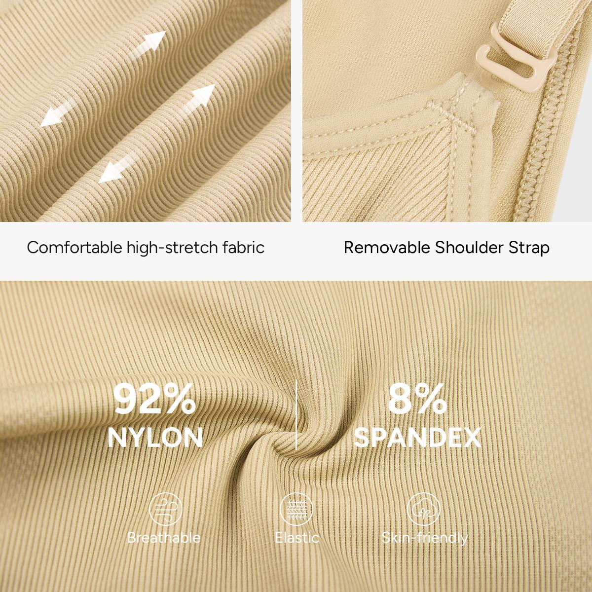 【LIVE】Nebility Women's V-Neck Shapewear Set - Seamless Bodysuit & Camisole, Hip Lift & Tummy Control, Basic Comfort Style High Waisted Shapers Spaghetti Strap