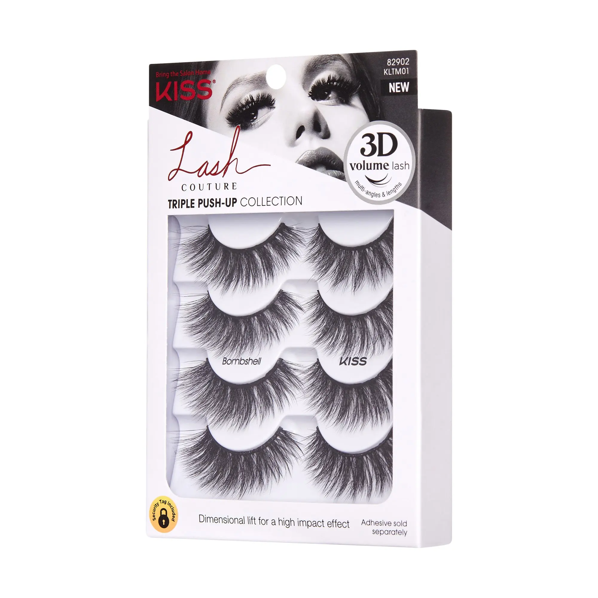 Kiss Lash Couture Triple Push-Up - Bombshell