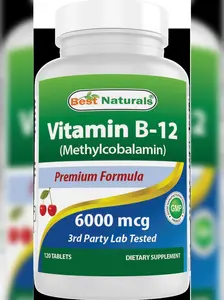 Best Naturals Vitamin B12 6000 mcg 120 Tablets