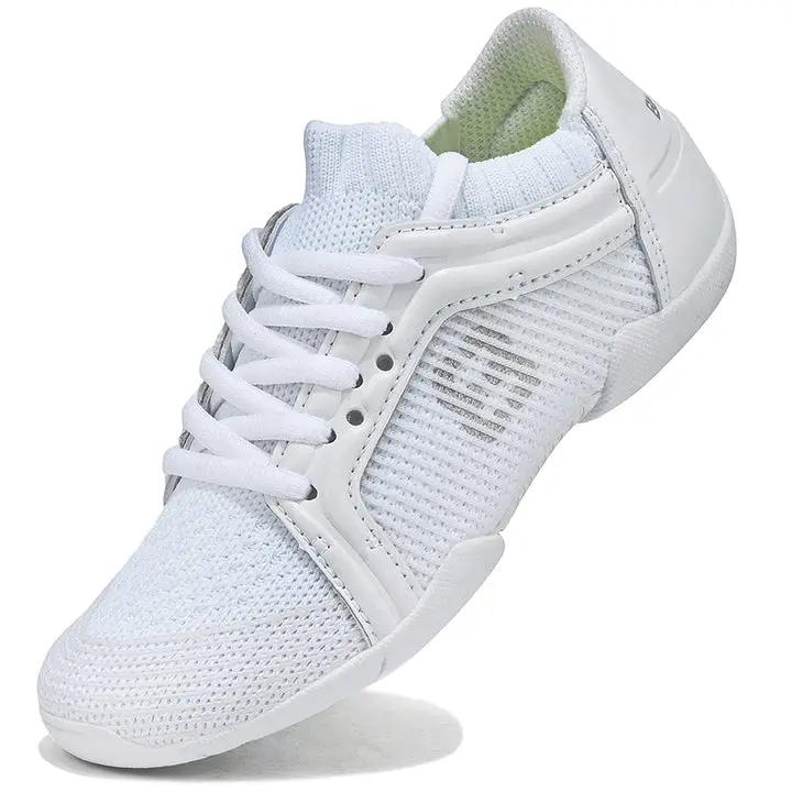 BAXINIER Women's Cheerleading Dance Sneakers - Breathable, Supportive, Flexible Athletic Footwear for Dancers' Training