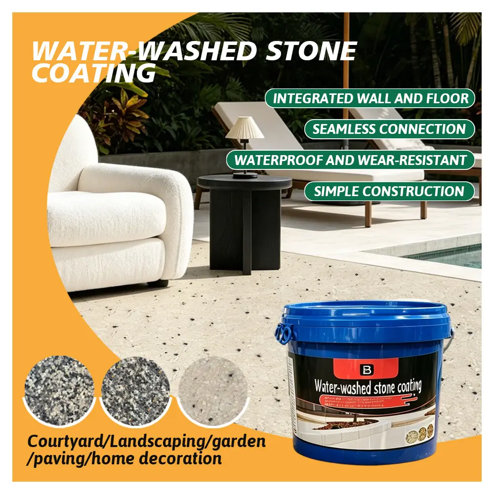 Epoxy Colored Sand Floor Paint Professional Grade Washable Stone Finish Paint No Rinse Fast Cure Epoxy Sand Floor Paint