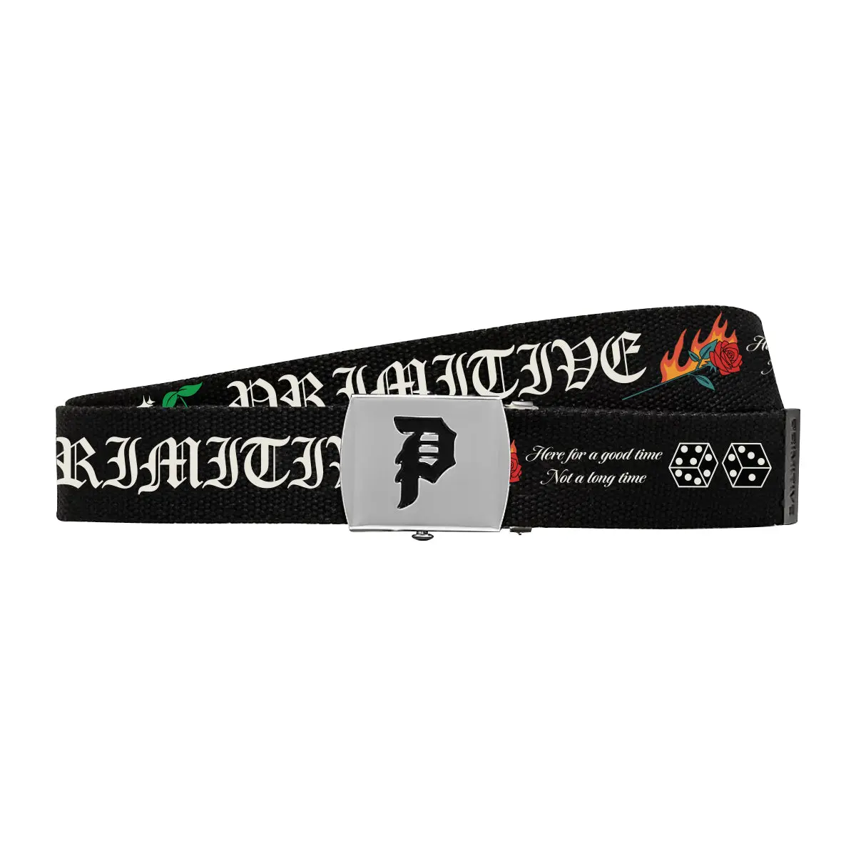 Primitive Skateboarding Belt Blackjack Web