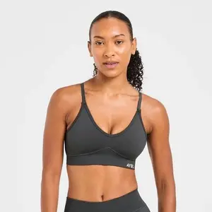 AYBL Adapt Seamless Sports Bra Gym Bra with V-Shaped Waistband Adjustable Straps Medium Support Removable Padding for Optimal Fit