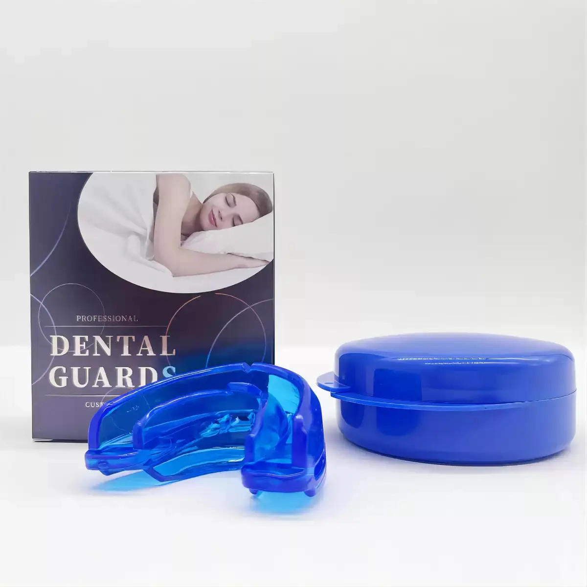 Soft Mouth Guard for Grinding Teeth at Night - Ergonomic Jaw Alignment Aid for Clenching, Posture Support & Better Sleep (Football Sports Mouthguard)