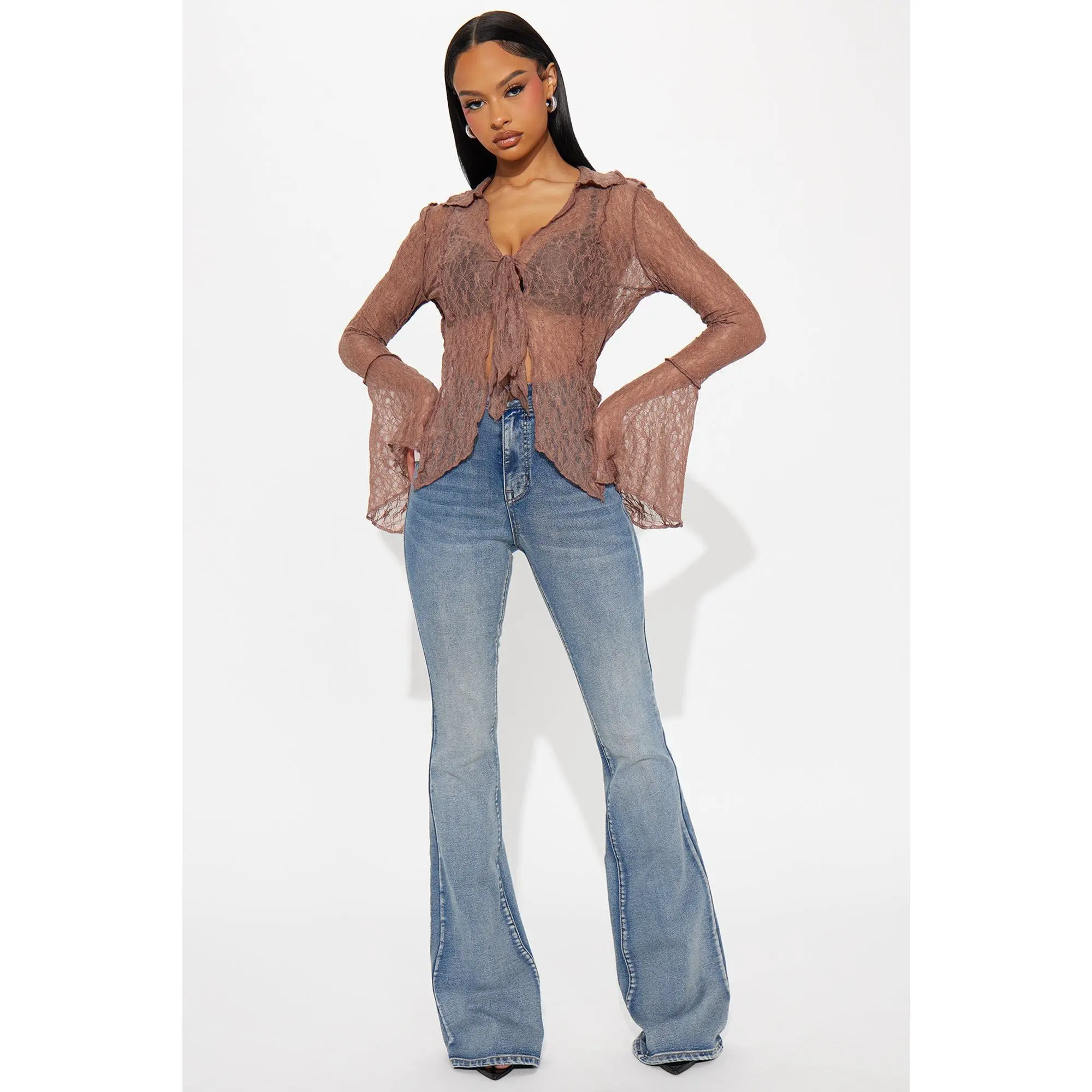Tall Gemma Sculpting Stretch Flare Jeans - Vintage Wash