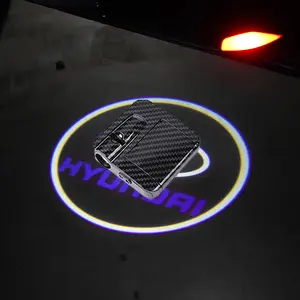 2 Pcs Wireless Car Door Logo Light For Hyundai Sonata , LED Car Door Courtesy Welcome Projector Light Ghost Shadow Lights(Battery Not Included)