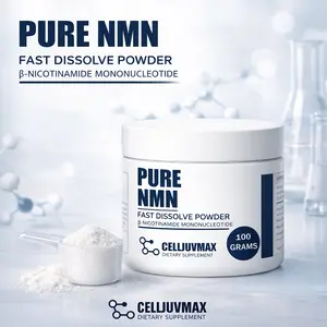 NMN (Nicotinamide Mononucleotide) Pure Powder NAD+ Supplement for Energy, Focus, Mitochondrial Health Brain Booster Fitness