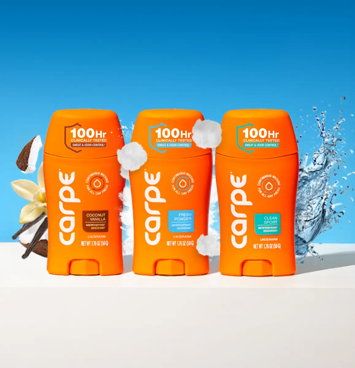 Underarm Antiperspirant & Deodorant - Starter Pack