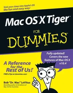 USED-Mac OS X Tiger For Dummies by Bob LeVitus (Paperback)