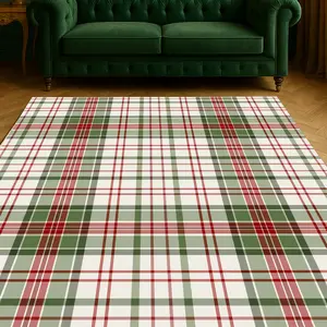 Muddy Mat Geometric Washable Area Rugs for Living Room, Bedroom & Dining Room – Modern Soft Low Pile Non Slip Carpet – Pet Friendly Waterproof Foldable Rugs for Home