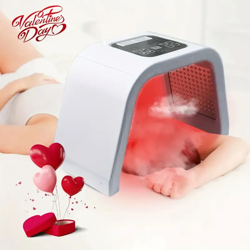 Portable 7-Color LED Bead Light Therapy Device with Touch Control - Red Light Therapy Mask for Facial, Body Skin Care, At-Home Women's Beauty Tool SummerFinds photon rejuvenation,dorm essentials facial beauty machine tiktokshopbacktoschool sohochic