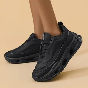 Stylish Chunky Sneakers - Non-Slip, Shock-Absorbing, Breathable Mesh Running Shoes with a Thick Sole for Enhanced Comfort - for All Seasons, Casual Sneakers, Footwear Accessories