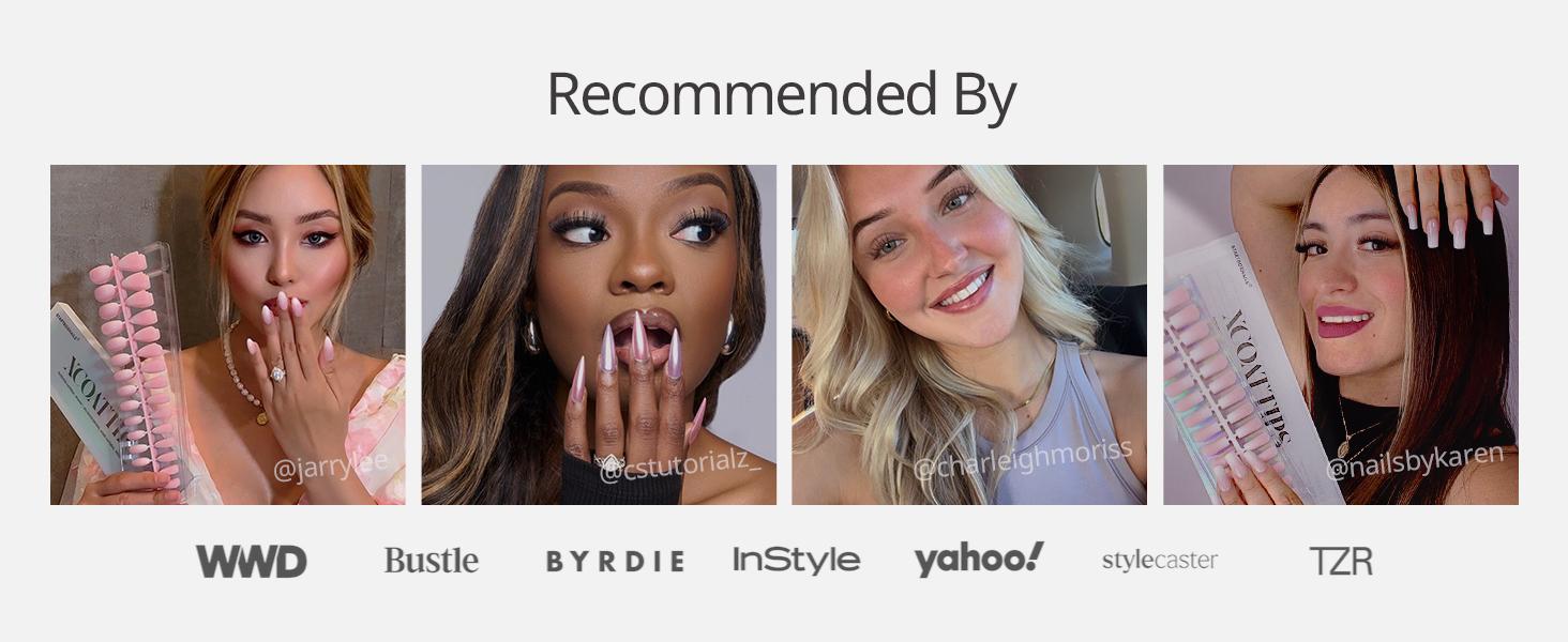 BTArtbox French Tip Press On Nails - Gingerbread Joy, 3D Short Almond Christmas Press On Nails with Glue and Adhesive Tabs for Women in 16 Sizes - 32 Soft Gel