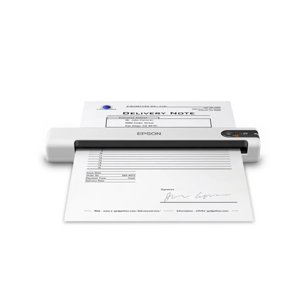 Epson DS-70 Lightweight Portable USB-Powered Document Scanner, Ideal for Automotive & Motorcycle Car Repair Code Reading Tasks